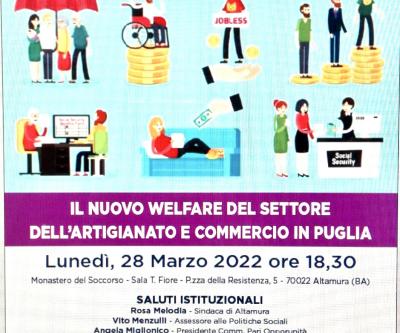 Il nuovo Welfare nel settore dell'Artigianato e Commercio in Puglia